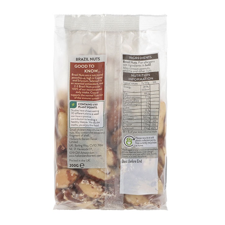 Holland & Barrett Whole Brazil Nuts 200g